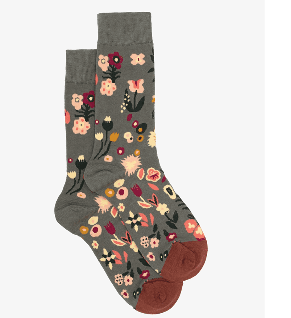 Sock Antler Jean Flower patch
