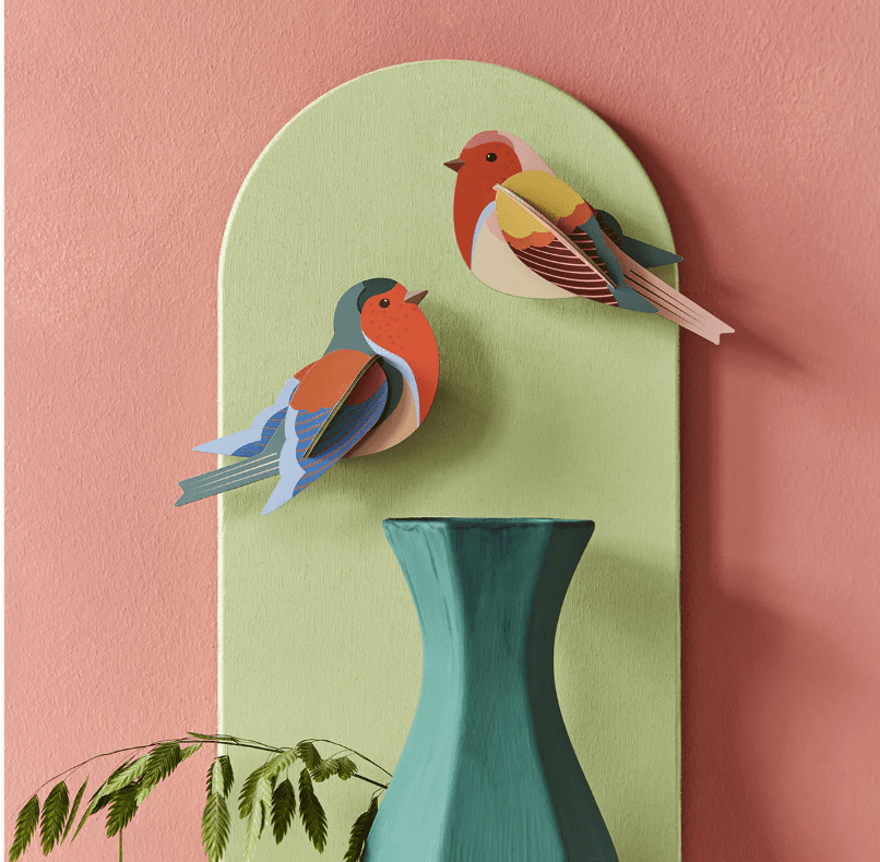 Wall art Studio Roof Robin bird
