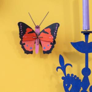Wall art Studio roof Fox butterfly