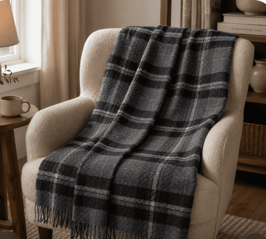 Throw Klippan Snuggle grey