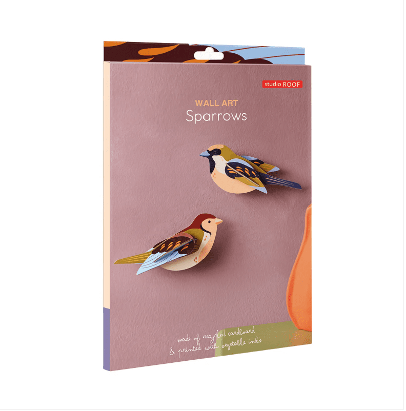 Wall art Studio Roof Sparrow bird - Image 2