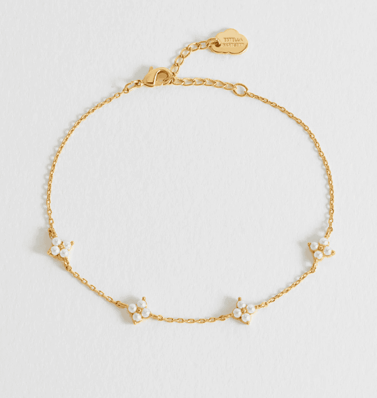 Bracelet EB Pearl & flower - Image 2