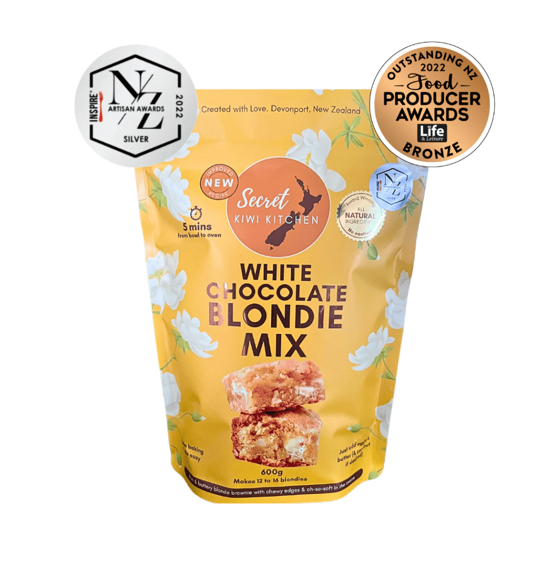 Food White chocolate blondie