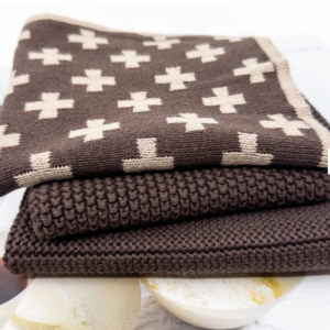 Dishcloth 3 pc Ecovask Chocolate