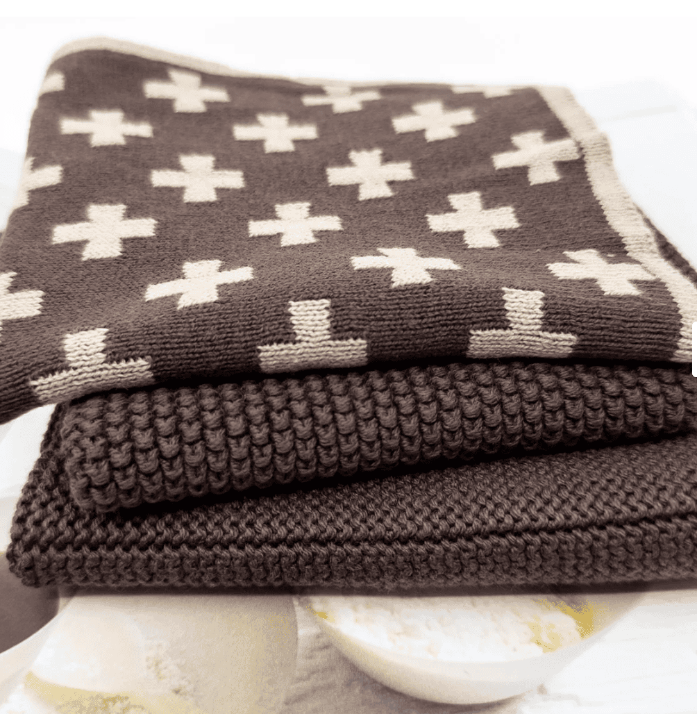 Dishcloth 3 pc Ecovask Chocolate