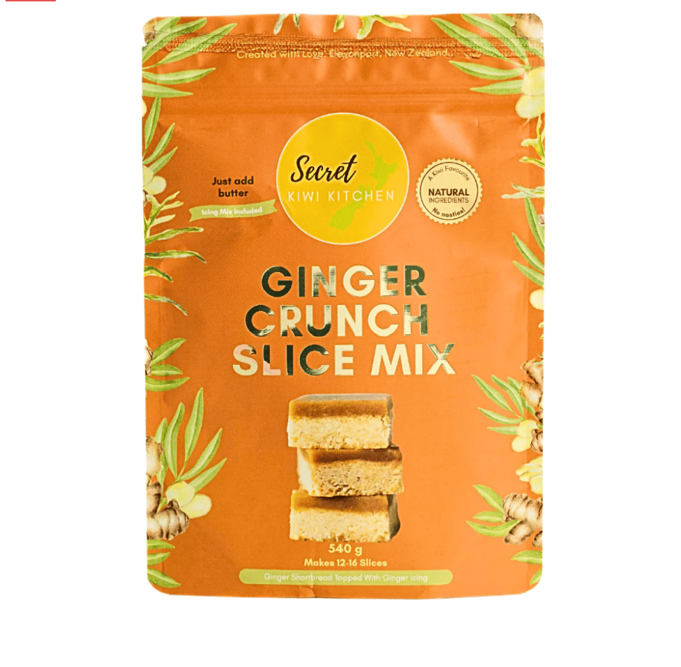 Food Ginger crunch slice