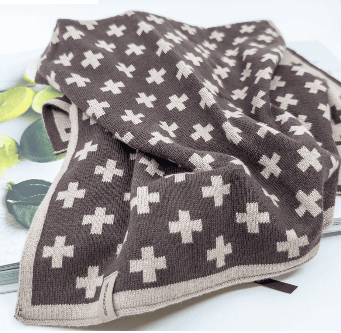 Tea towel Ecovask Chocolate