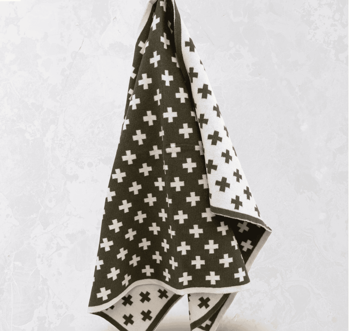 Tea towel Ecovask Olive - Image 2