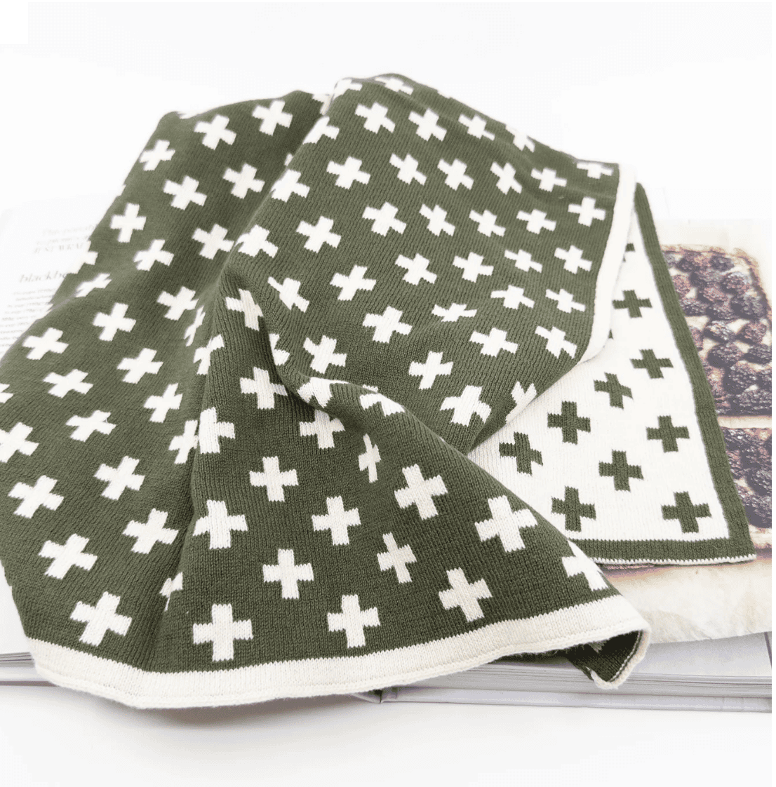 Tea towel Ecovask Olive