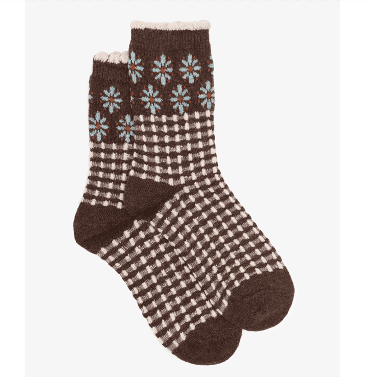 Sock Antler Woodland check