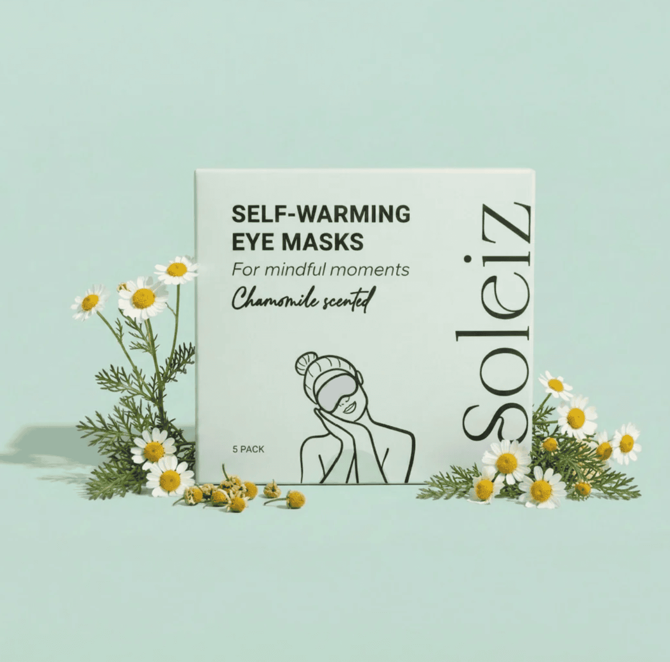 Self warning eye mask Chamomile 5pc 1 - Image 2