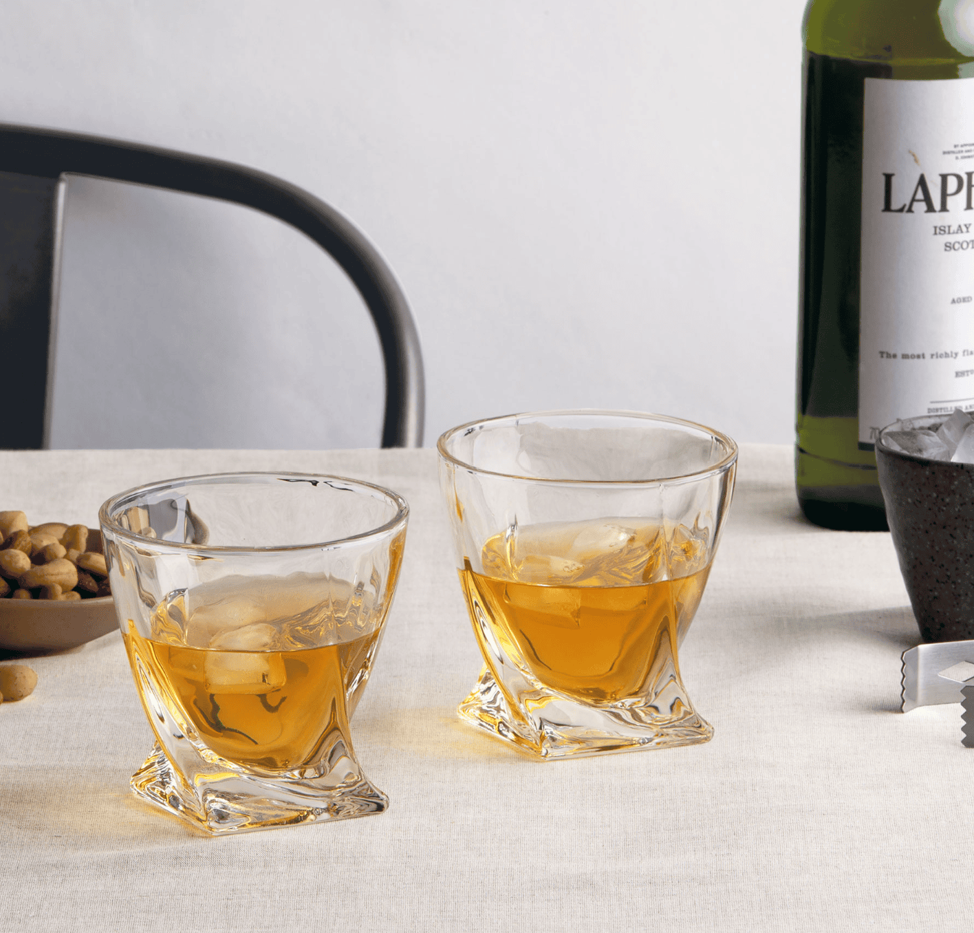 Highland whiskey glass set of 2