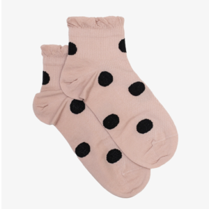 Sock Antler Ankle Blush & Bk spot
