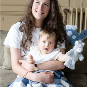 Baby Cotton blanket Blue