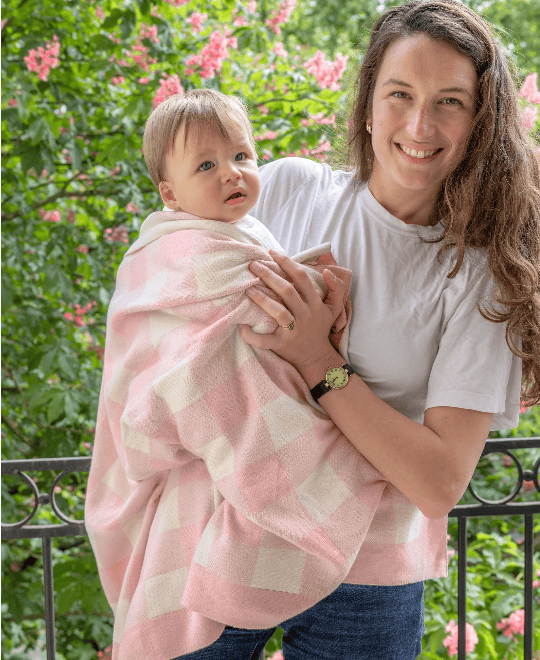 Baby Cotton blanket Pink