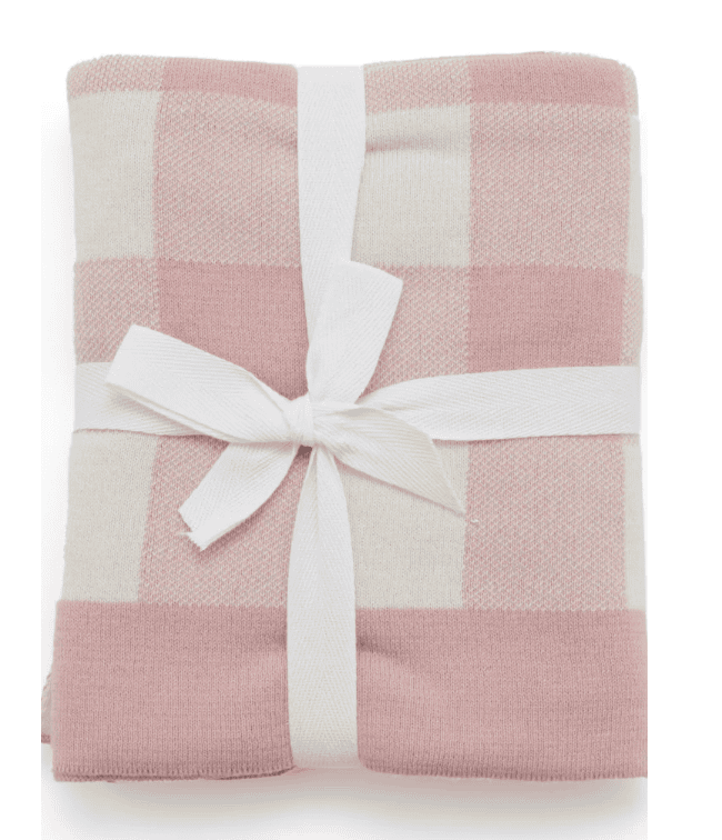 Baby Cotton blanket Pink - Image 2