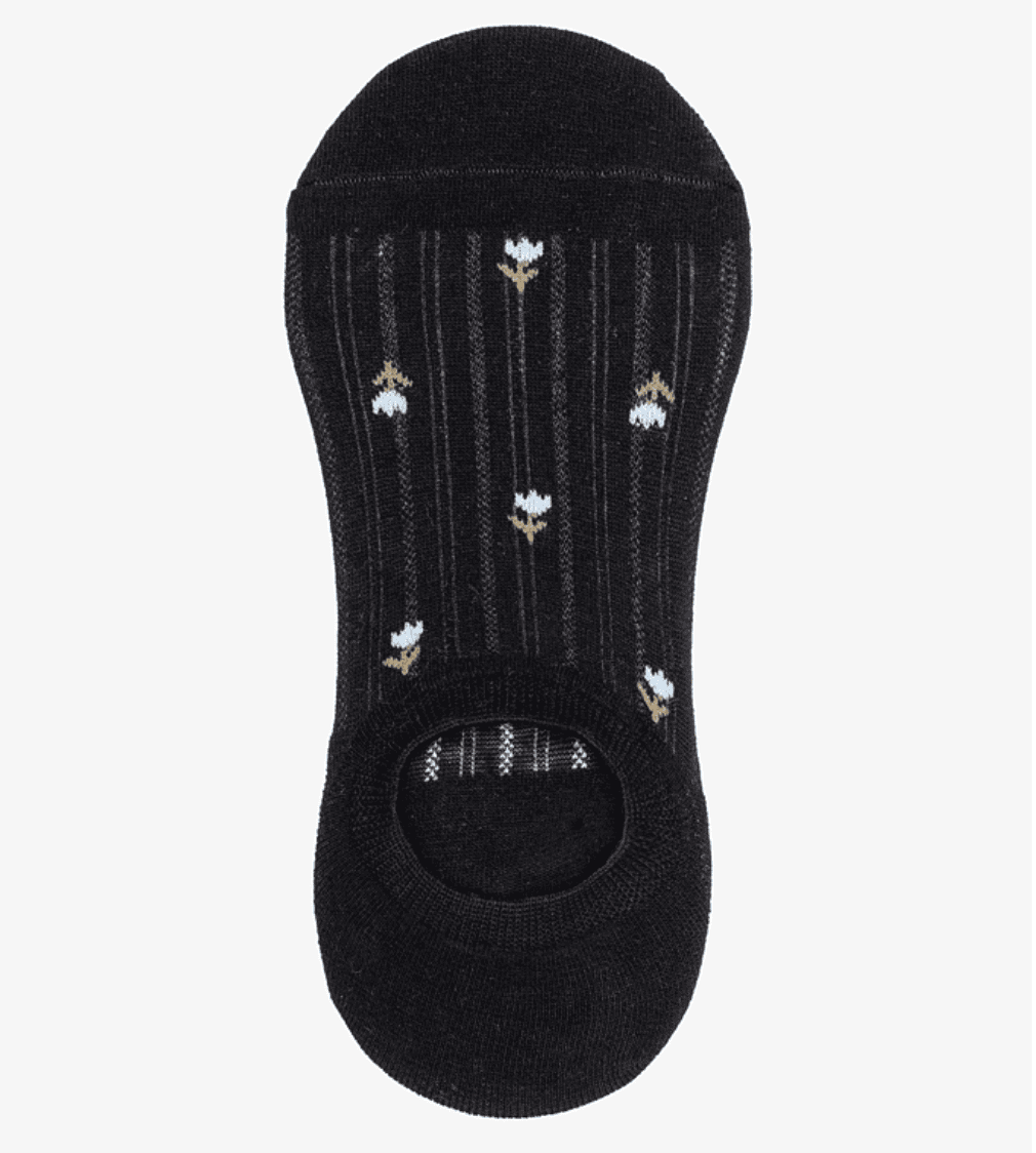 Sock Antler No Show Blue tulip
