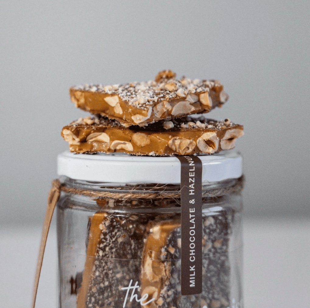 Food Milk choc & hazelnut toffee 200g - Image 2