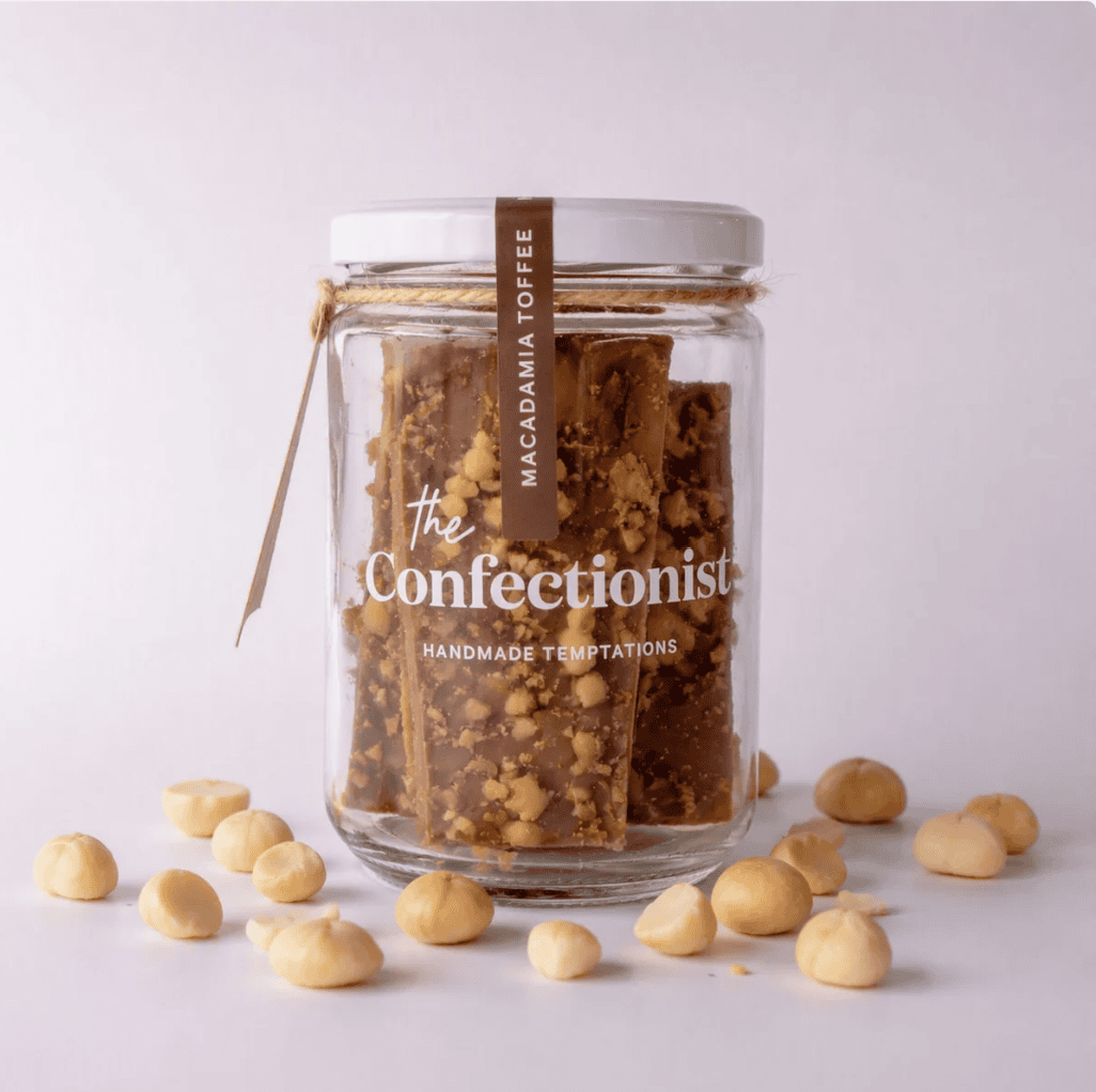 Food Milk Choc & macadamia toffee 200g